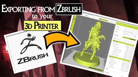 Exporting From Zbrush to your 3d Printer! .